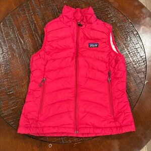 3472 Patagonia Down Sweater Puffer Pink Vest XS